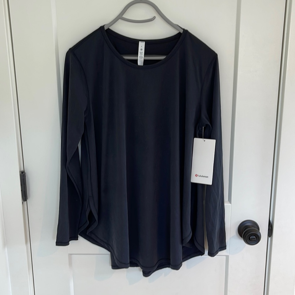 Lululemon Draped Bum Covering Long Sleeve Tee